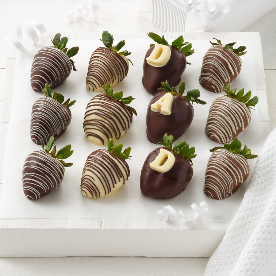 Father's Day Dozen Belgian Chocolate Covered Strawberries