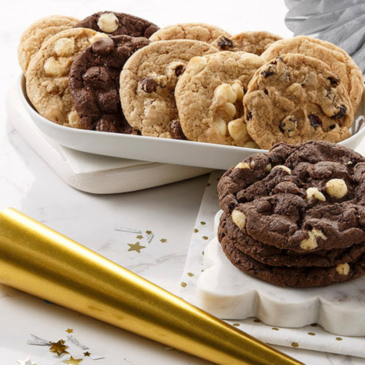 Congratulations Nibblers® Bite-Sized Cookies Tin - 36 Count