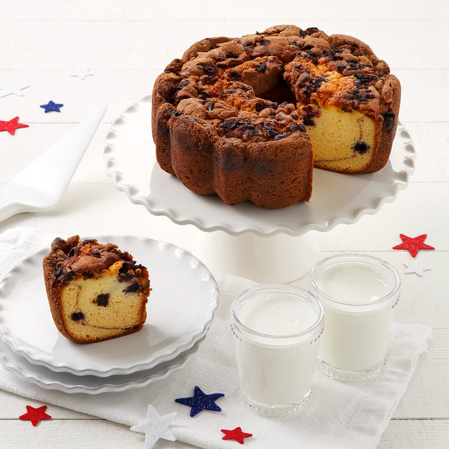 10" Red, White & Blue Coffee Cake