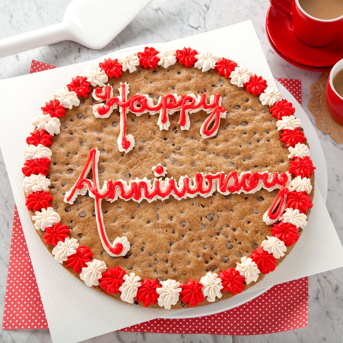 Happy Anniversary Big Cookie Cake