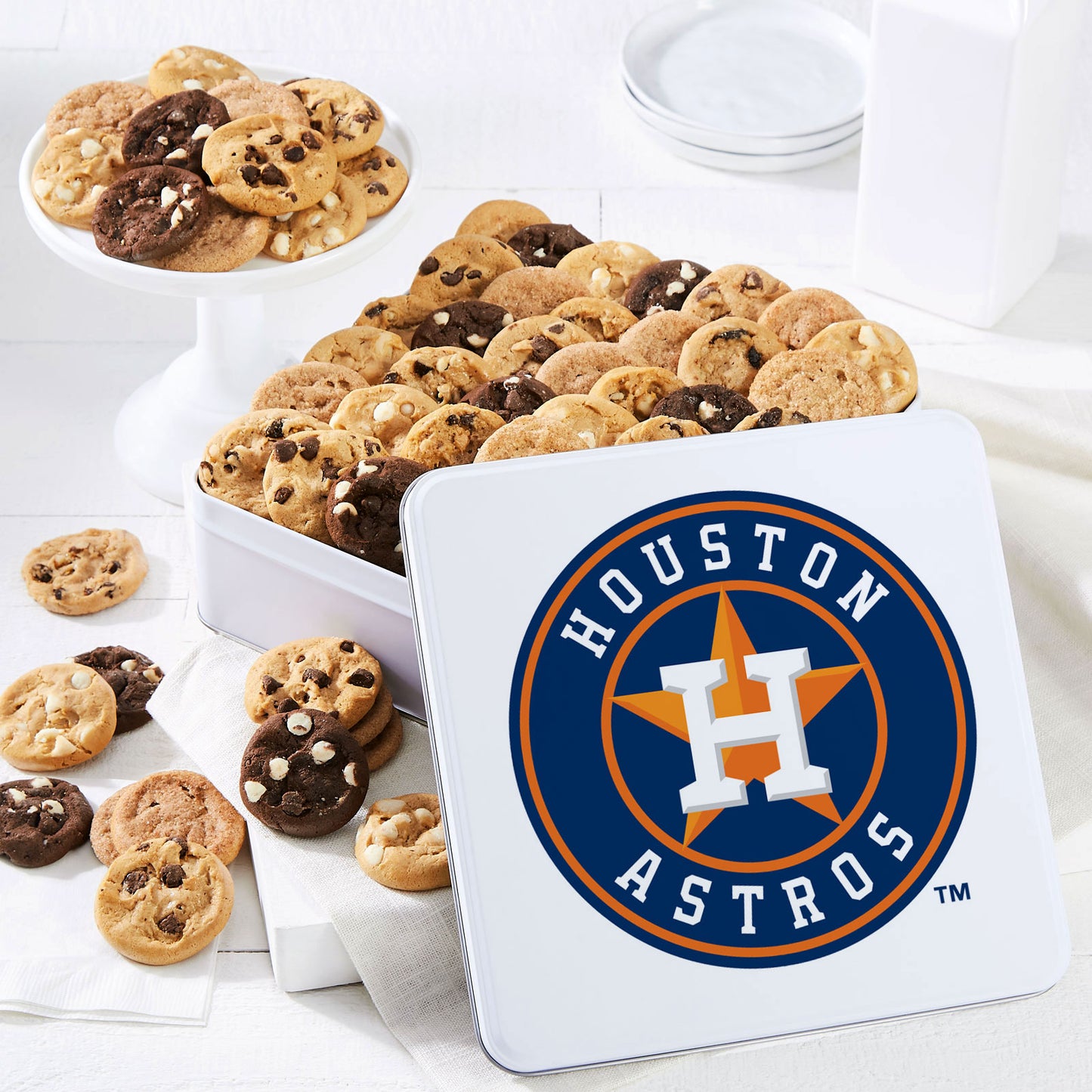 Houston Astros Cookie Tin
