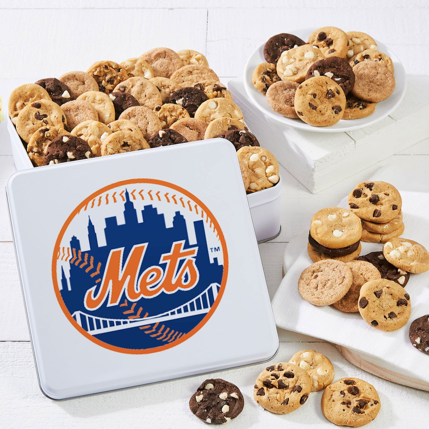 New York Mets Cookie Tin