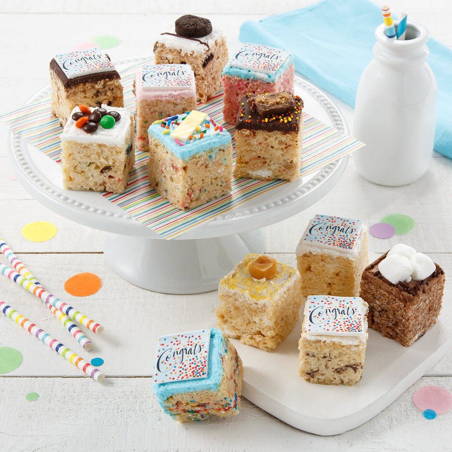 Congrats Rice Krispie Mini Gift Box