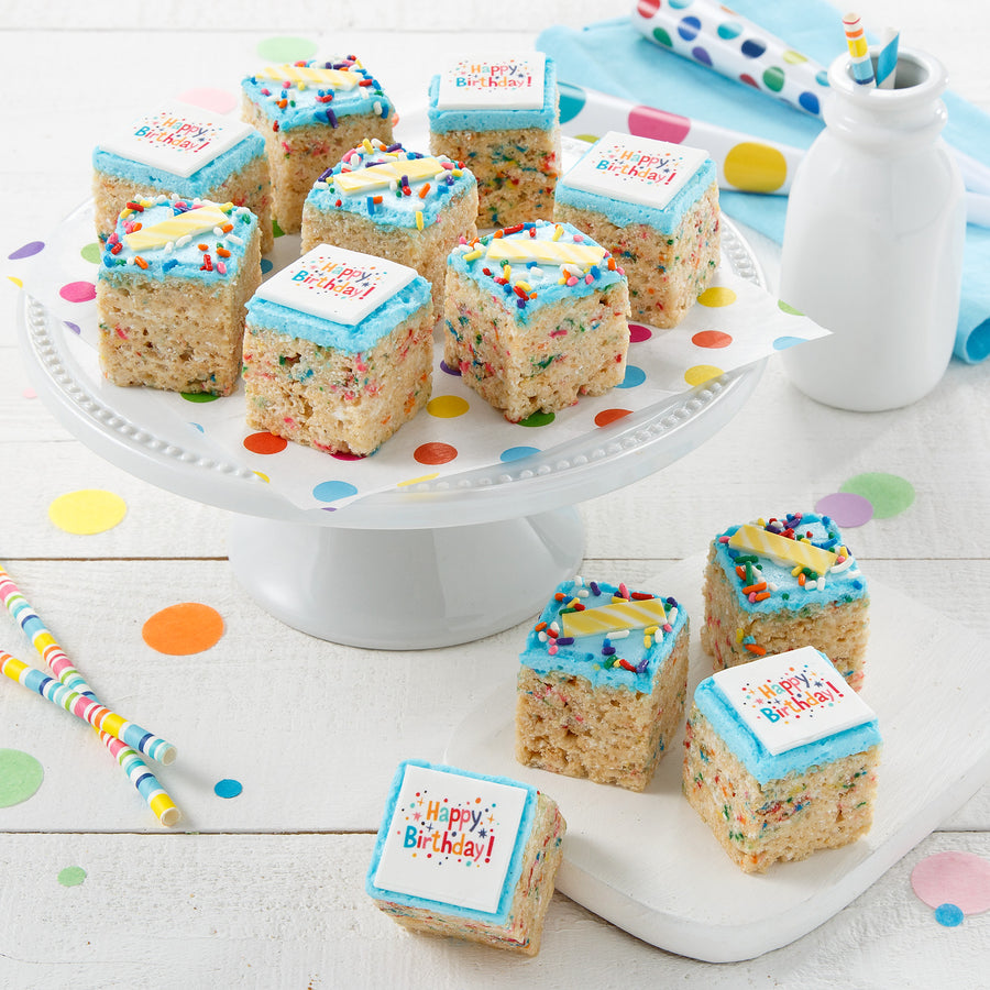 Birthday Rice Krispie Mini Gift Box