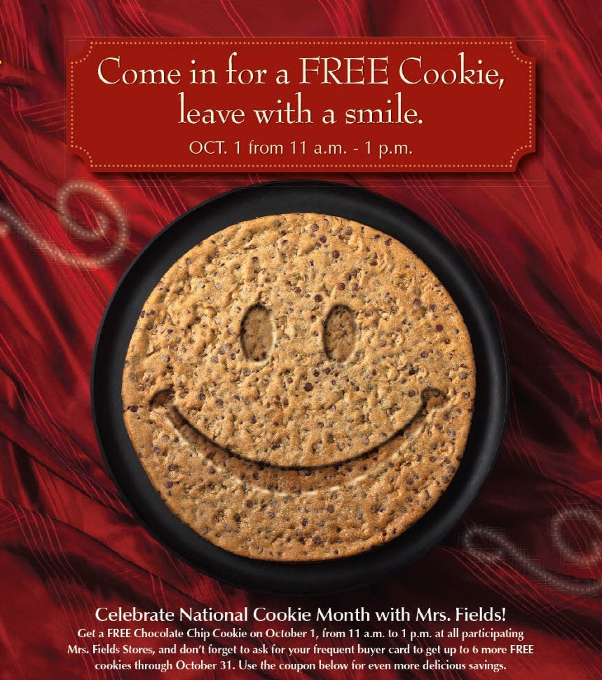 Free Cookie Day flyer