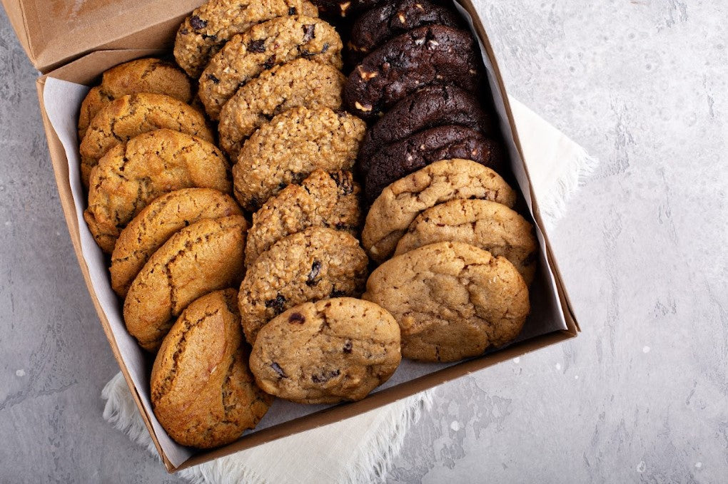 Assortment of cookies for a cookie exchange 