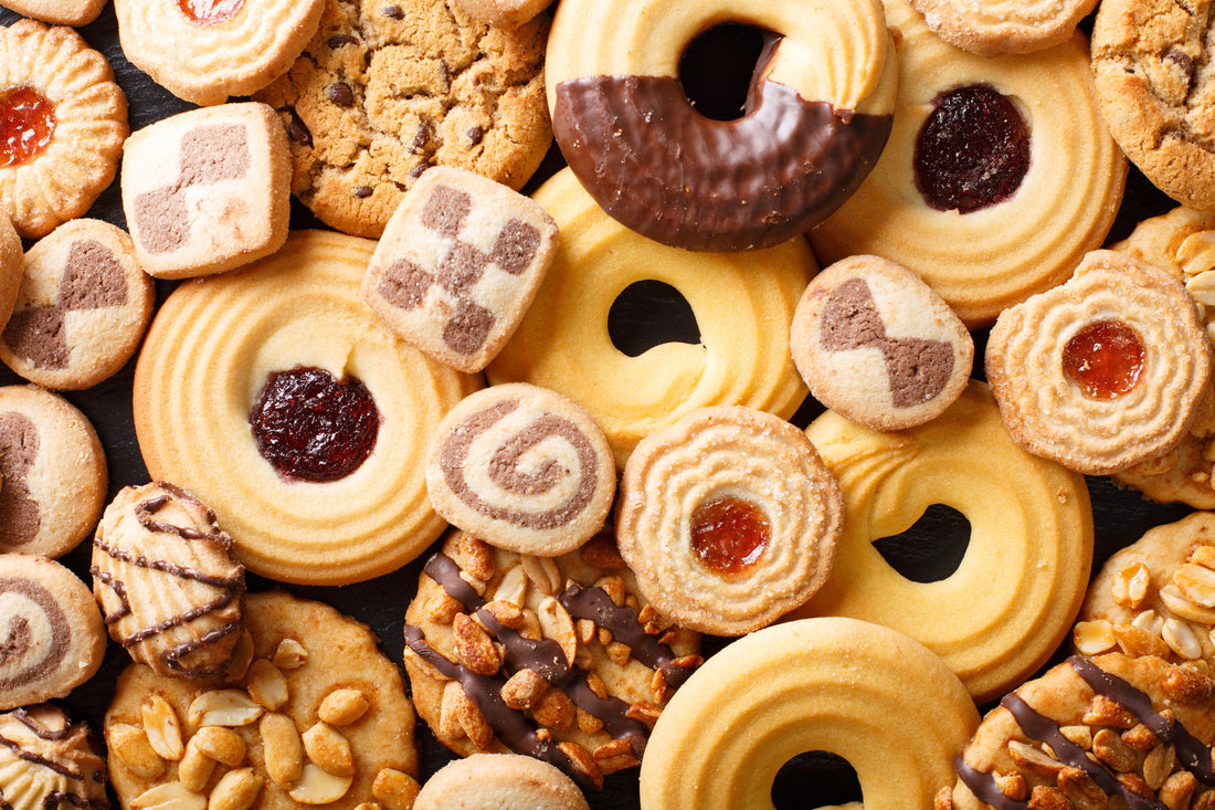 assortment of different types of cookies