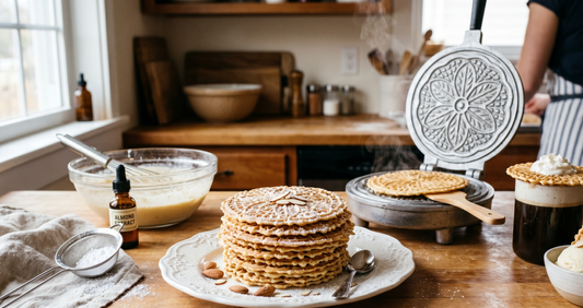 Recipe: Almond Pizzelle Cookies