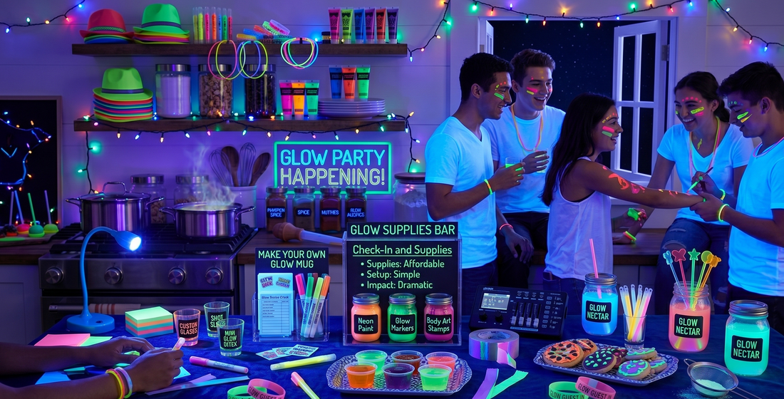How to Plan a Glow in the Dark Party | Mrs. Fields