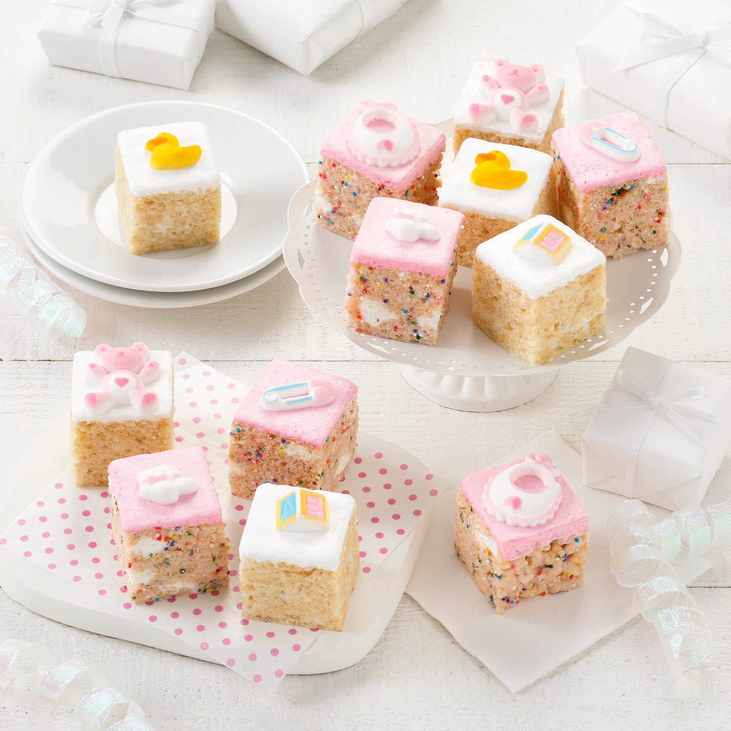 Baby Girl Rice Krispie Mini Gift Box