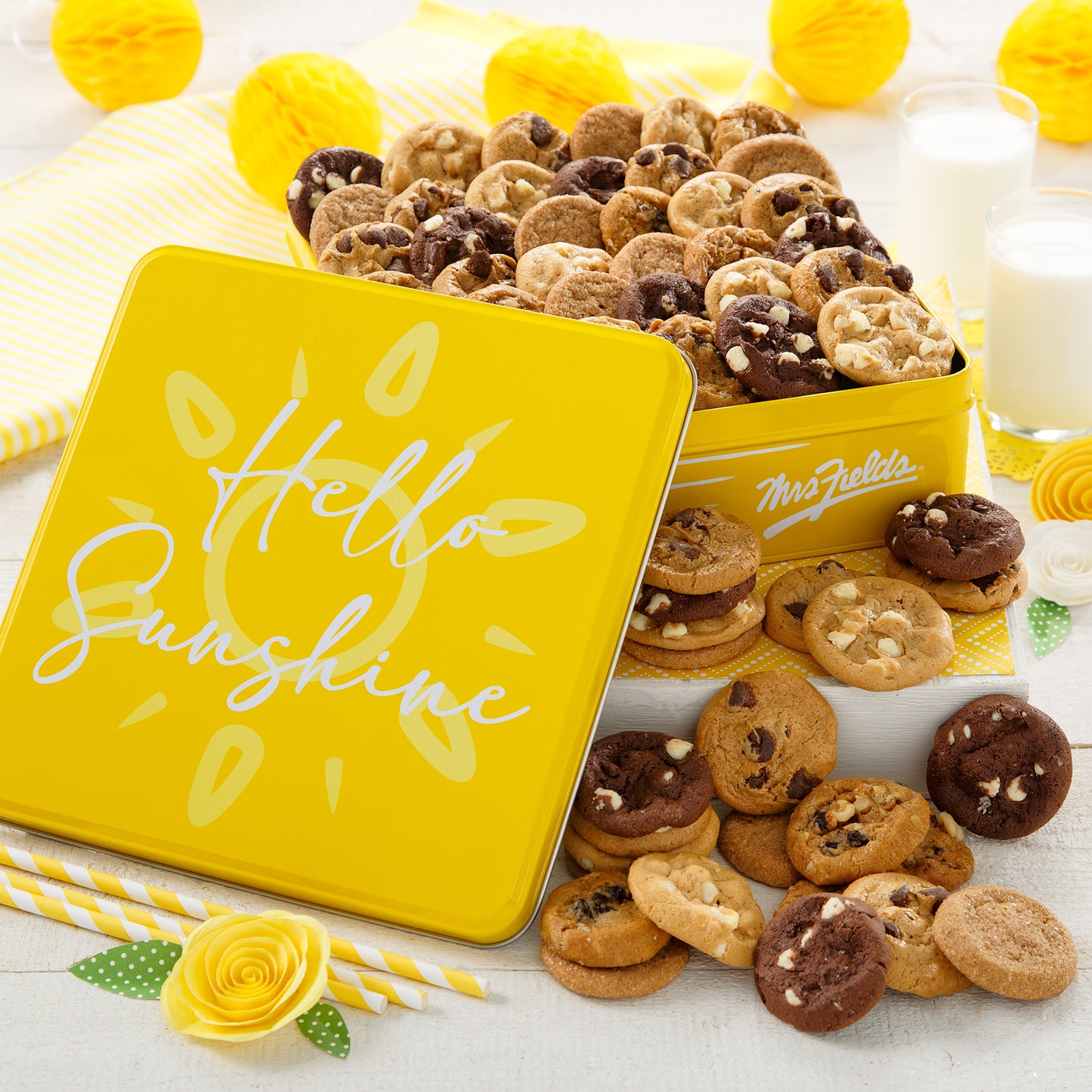 48 Nibblers® Bite-Sized Cookies Sunshine Tin