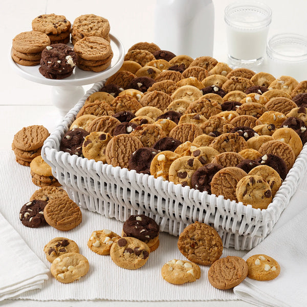 126 Nibblers® Bite-Sized Cookies Basket | Mrs. Fields