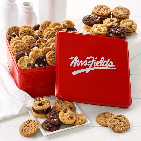 72 Nibblers Bite-Sized Cookies Signature Tin | Mrs. Fields