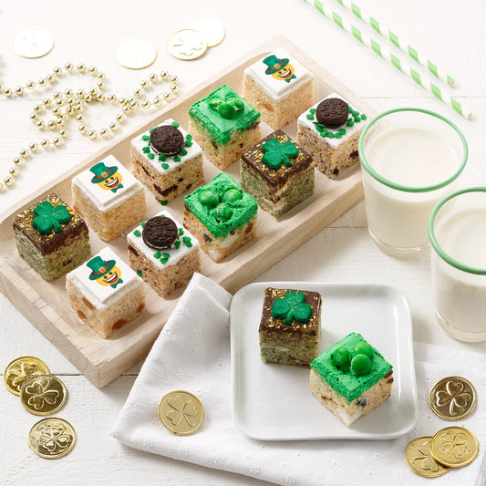 St. Patrick's Day Rice Krispie Mini Gift Box