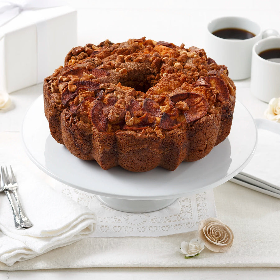 Apple Cinnamon Walnut Coffee Cake