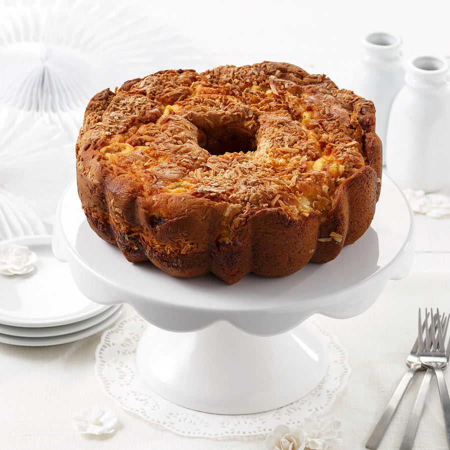 Pineapple Coconut Coffee Cake