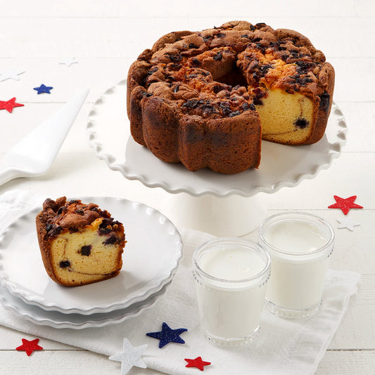 10" Red, White & Blue Coffee Cake
