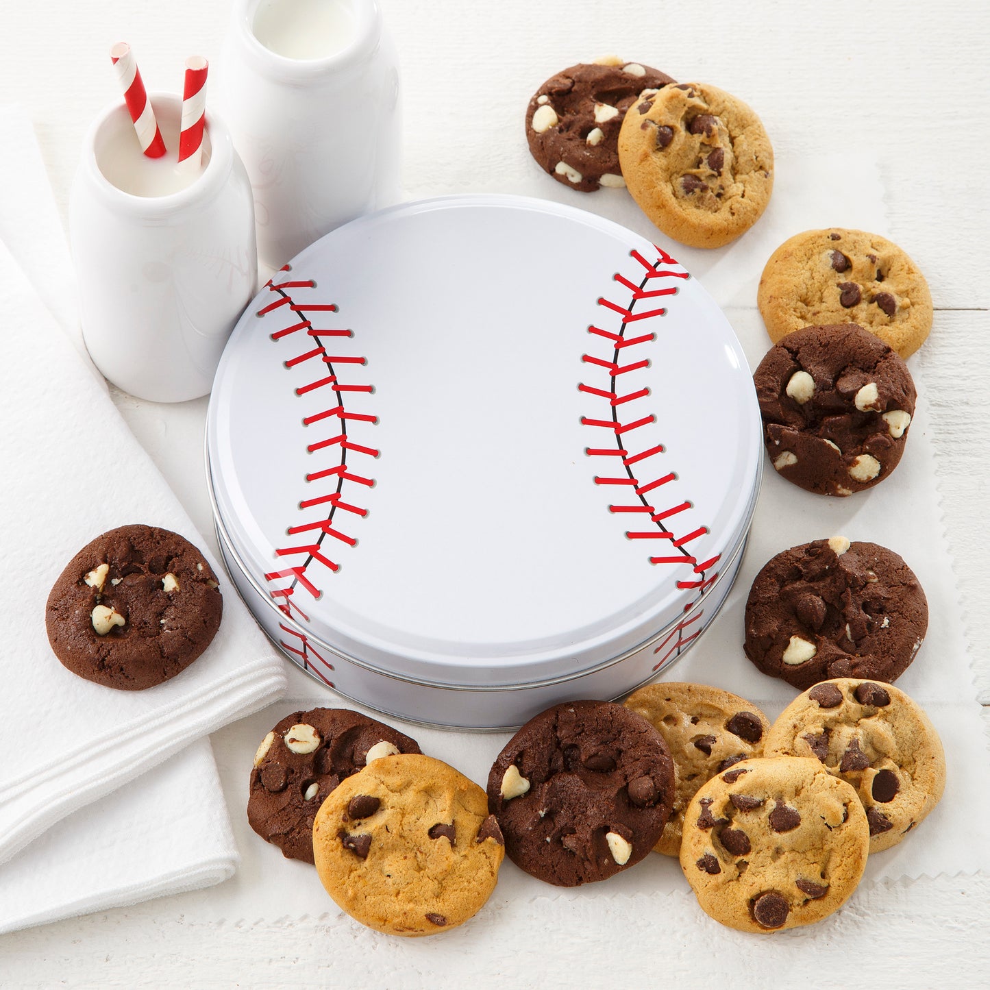 Play Ball 12 Nibblers® Bite-Sized Cookies Tin