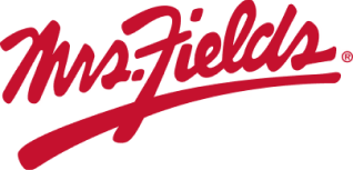 The red cursive 'Mrs. Fields' logo on a plain white background.
