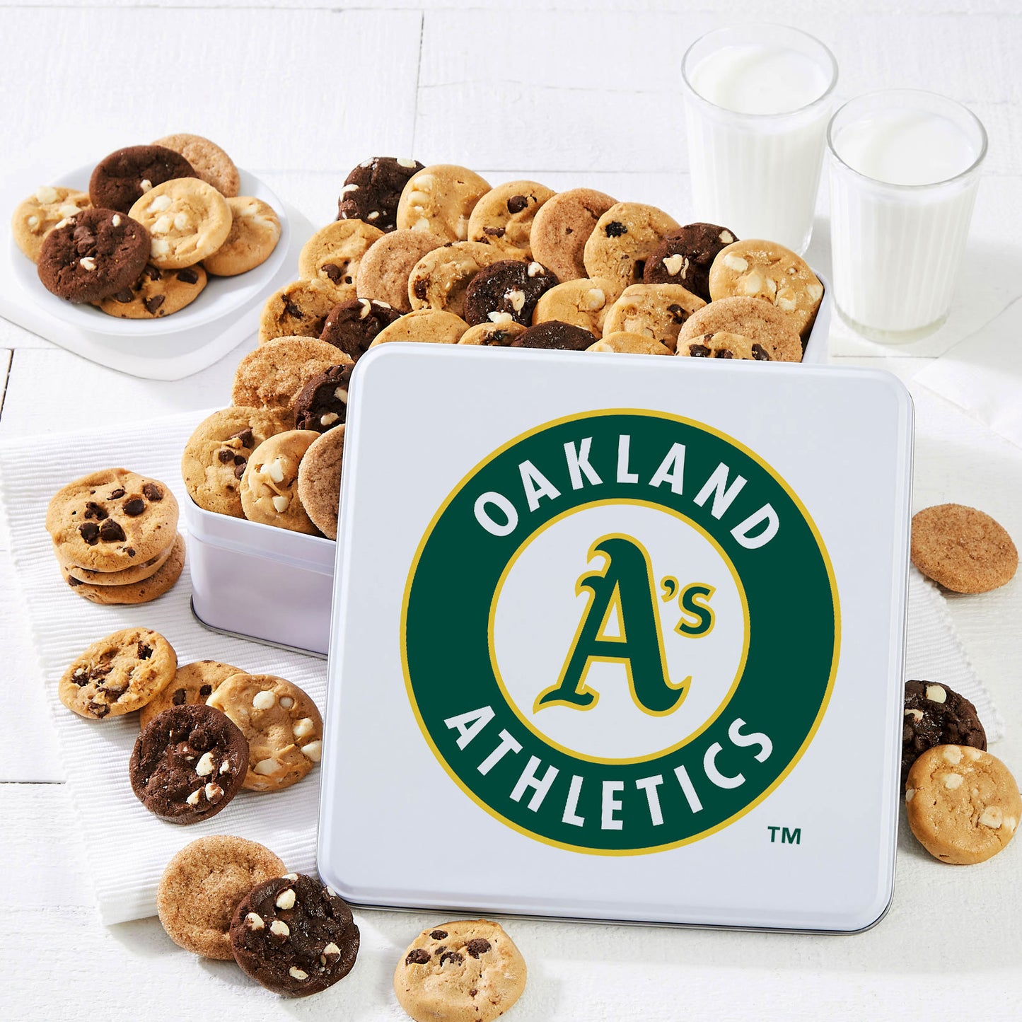 Oakland Athletics Cookie Tin