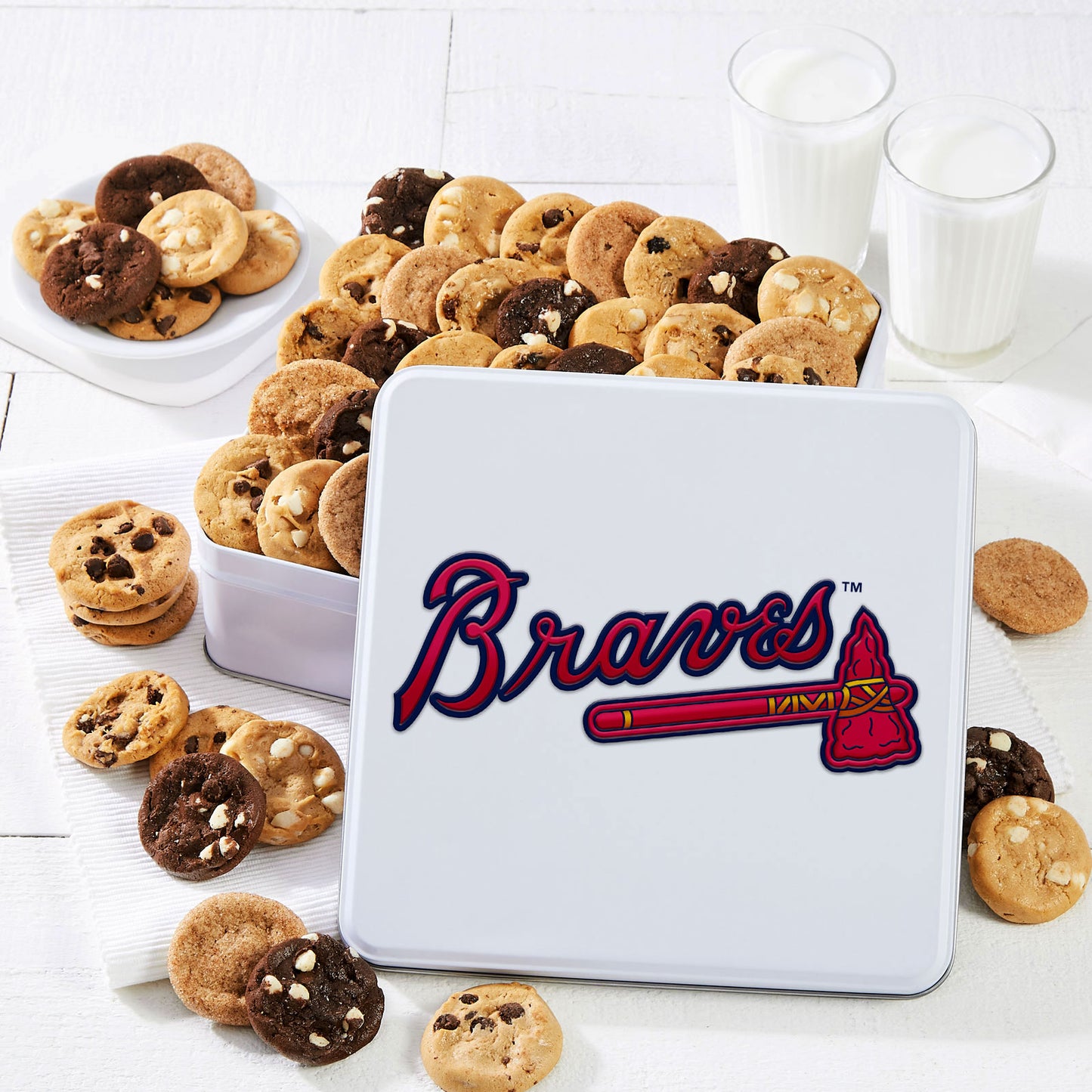 Atlanta Braves Cookie Tin
