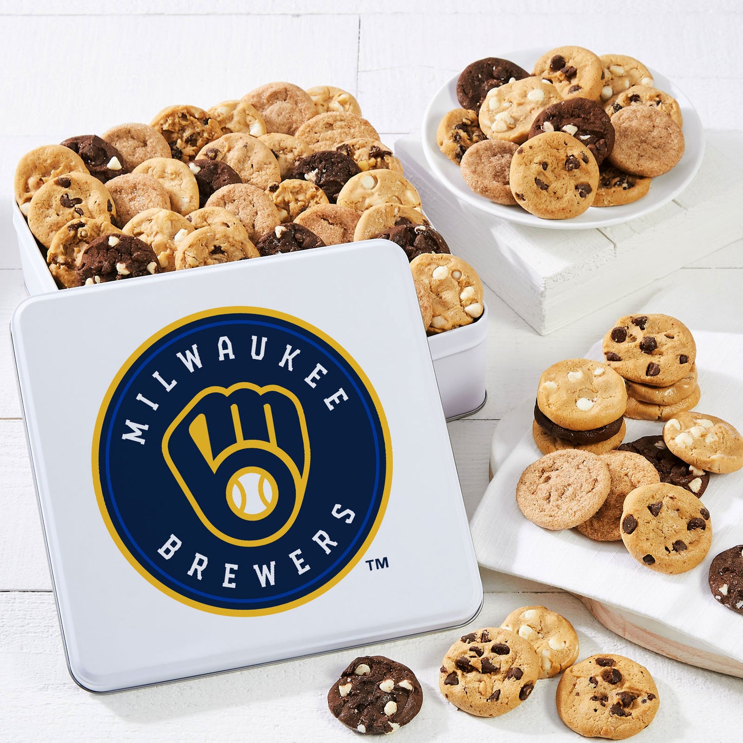 Milwaukee Brewers Cookie Tin