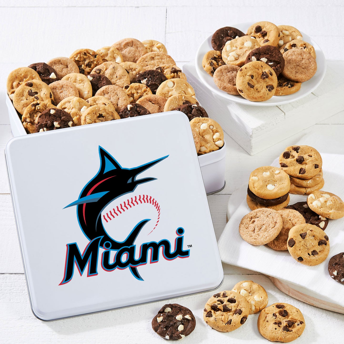 Miami Marlins Cookie Tin