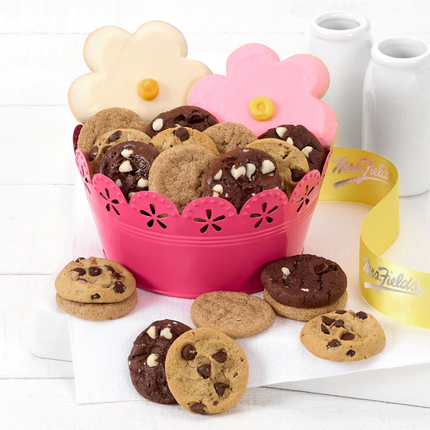 Flower Patch Cookie Combo Tin