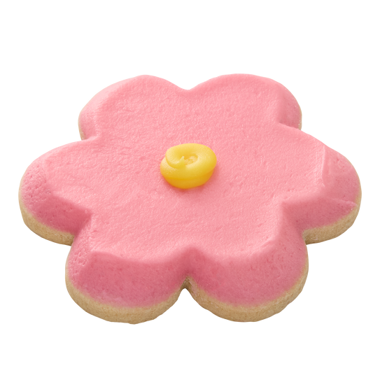 Pink Flower Cookie
