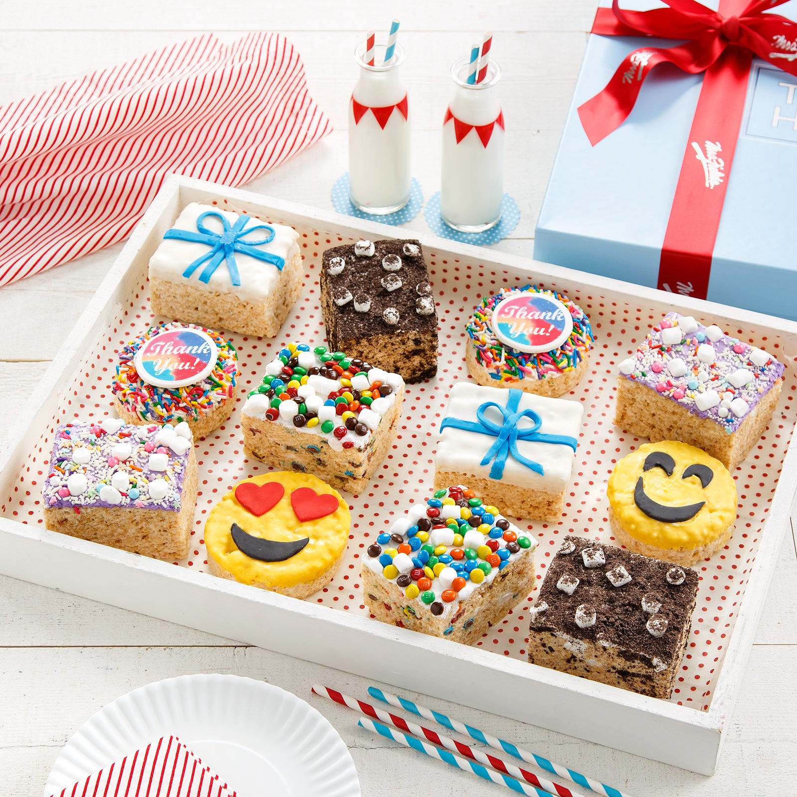 Deluxe Rice Krispie Thank You Gift Box